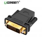 UGREEN Premium HDMI(F) to DVI 24+1(M) Adapter, Bi-directional